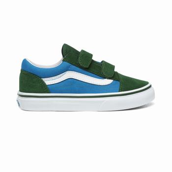 Gyerek Vans 2-Tone Old Skool V Tornacipő VA0916725 Kék/Zöld